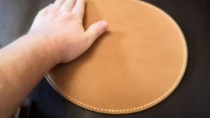 Коврик для мышки из кожи