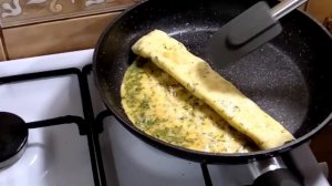 БЫСТРЫЙ ЗАВТРАК | ОМЛЕТ с зеленью и сыром