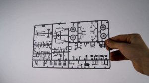 Сборная модель немецкий мотоцикл с коляской и экипажем БМВ Р-12. Масштаб 1:35. Распаковка