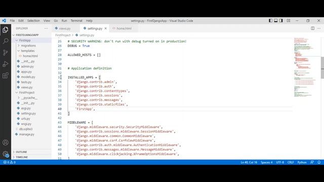 Create first App in Django | Getting Started, Your First Django Project