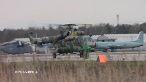 Вертолеты России: Ка-52 и Ми-8 (171) Кубинка посадка по самолетному