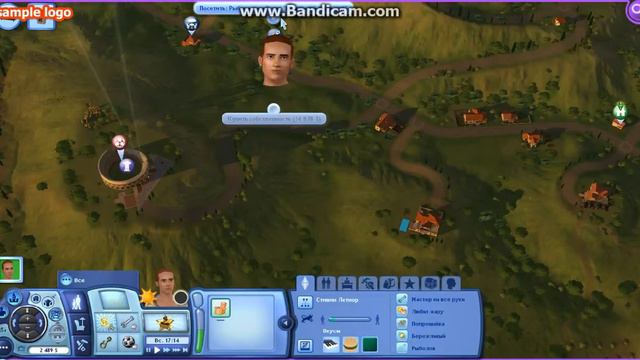 Diablo Sims 3 #2 Первая рыбалка смотреть онлайн