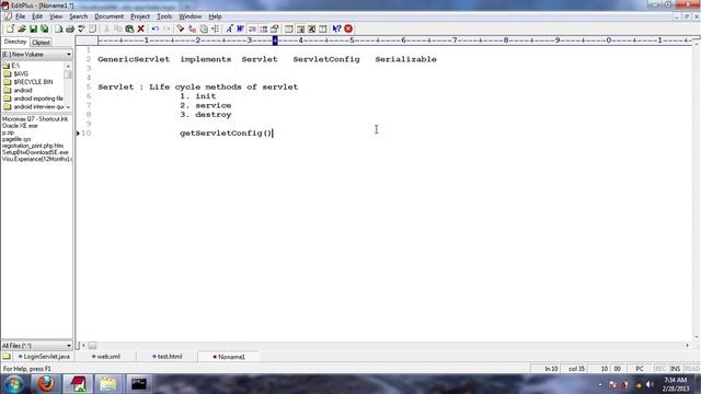 Web Applications03- Servelet Configuration and Life cycle on 28-02-2013 смотреть онлайн
