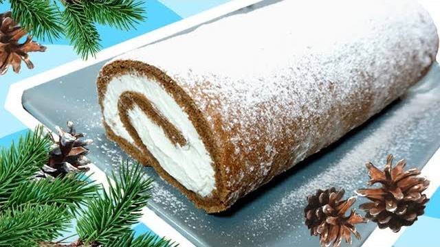 Самый простой рецепт шоколадного рулета к чаю!! Быстро и очень вкусно!!❤️❤️❤️