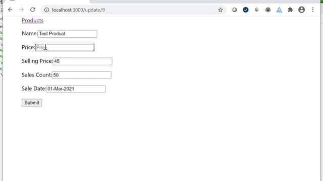 React Codeigniter 4 MySQL CRUD Example