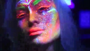 Неоновая флуоресцентная УФ-краска.