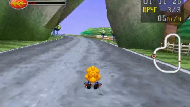 Chocobo Racing - Геймплей (PSone)