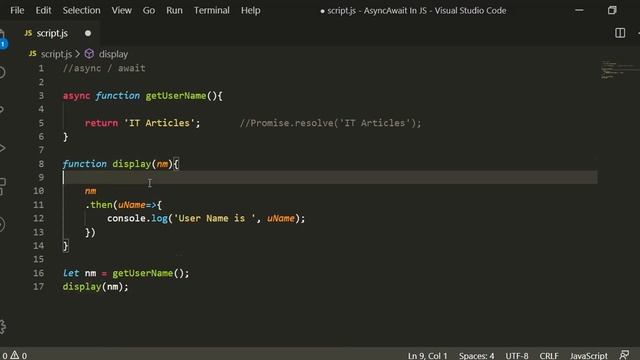 Learn Async Await in Javascript (7 min) | IT Articles