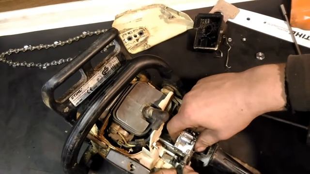 Stihl MS-180 подача маслаStihl MS-180 подача масла смотреть онлайн