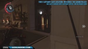 Dishonored 2 Mission 8 First Captain's Safe Combination Location (Inside the Palace)