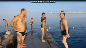 море, а над морем чайки