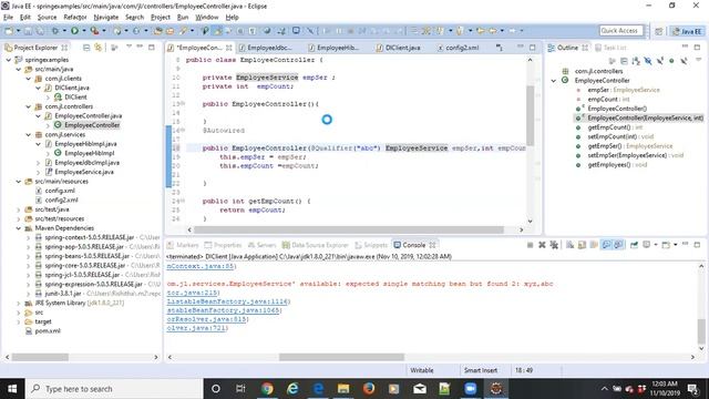 Spring @Qualifier annotation 5 смотреть онлайн