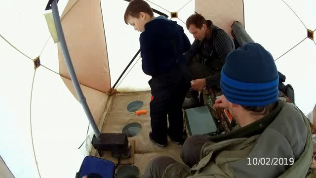 Яузское вдхр. Старое Устиново 9-10. февраля 2019г. ловля леща. смотреть онлайн