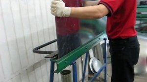 загиб первой части лежачего фальца для прямошовных воздуховодов прямоугольного и круглого сечения v