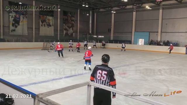 Хоккей. Команд. Волна Прз -Чкаловск Хк. (Фок Олимпийский- Правдинск ) 21.02.2021