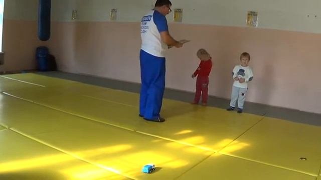 Первое награждение.