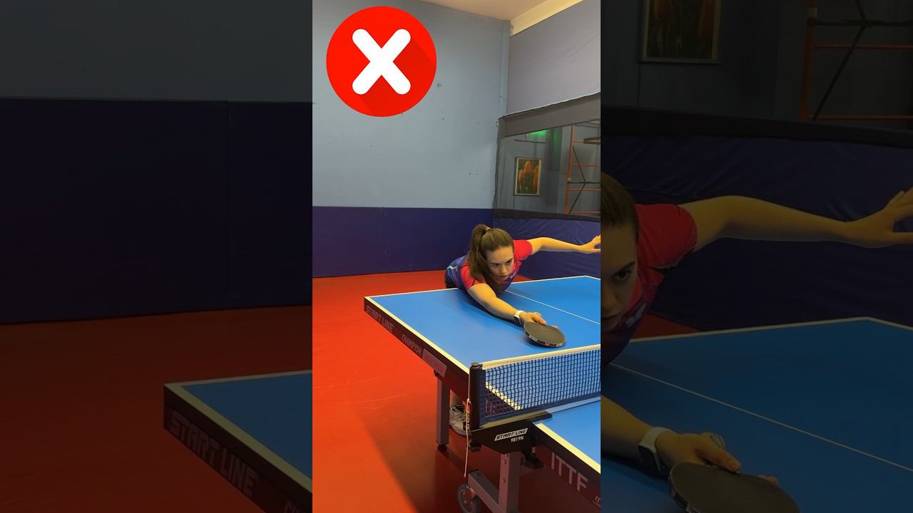 Ошибка при приеме короткой подачи. #pingpong #phonk смотреть онлайн