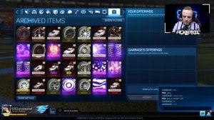 *OMG* I LOST MY TITANIUM WHITE INTERSTELLAR! - Most Insane Blind Trading with Fans in Rocket League