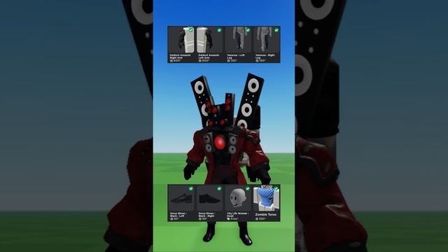 3 Realistic Titan Skibidi Outfit on Roblox #shorts