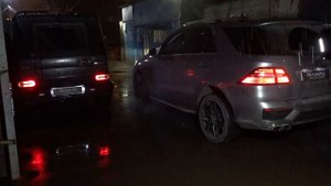 Выхлоп Mercedes G55 AMG VS Mercedes ML63 AMG