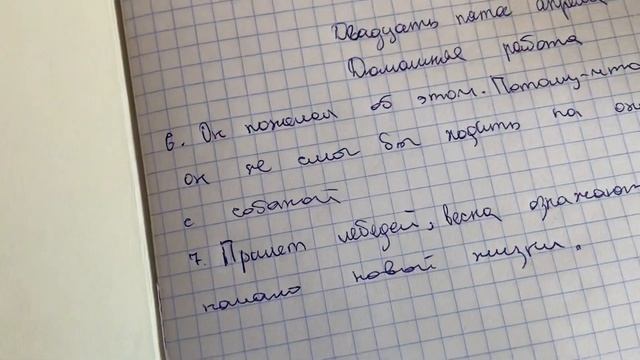 ?5 класс. Тетради с домашним заданием. Ученики стараются? смотреть онлайн