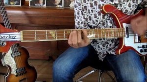 Beatles - While My Guitar Gently Weeps - bass & acoustic