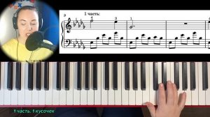 🔥ТРИ МЕТРА НАД УРОВНЕМ НЕБА на пианино подробный разбор🎹