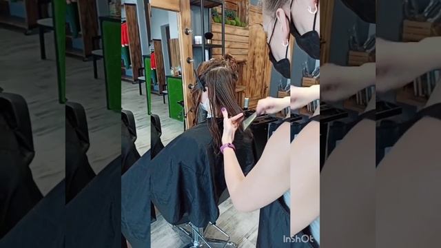Стрижка градуированный Боб. Graduation haircut Bob #haircutbob #стрижкабоб #женскаястрижка #haircut