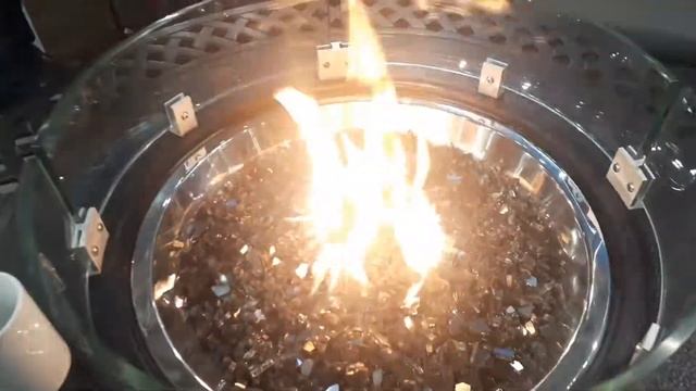 Стол камин очаг (круглый) для дачи и коттеджа смотреть онлайн