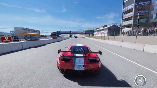 Assetto Corsa 2024 mod , ferrari 458 gt2 , laguna seca , race , chase camera смотреть онлайн
