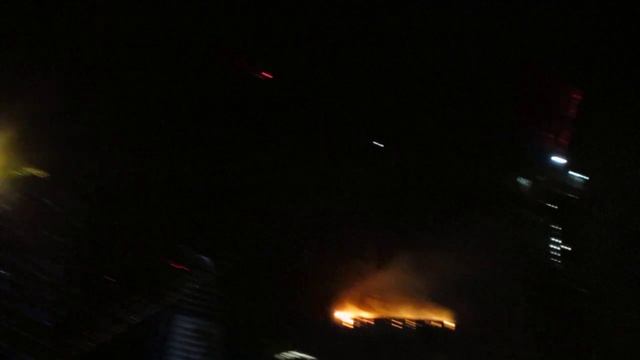 Горящий небоскреб Москва-сити (burning moscow-city) смотреть онлайн