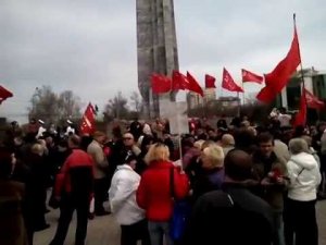 Пл. 10 АПРЕЛЯ  70 летие освобождения Одессы. 10.04.2014