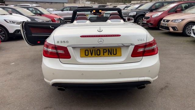 Mercedes-Benz E Class 3.0 E350 CDI V6 BlueEfficiency Sport Cabriolet 2dr G-Tronic 231 ps Walkaround смотреть онлайн