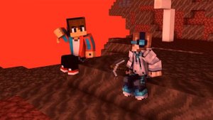 Мем Школа - Ад с Лололошкой и Компотом анимация майнкрафт