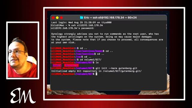 Git Server auf Synology NAS installieren und verwenden смотреть онлайн