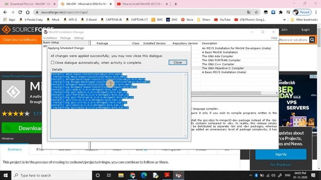 How to Install MinGW in Windows 10 in Tamil