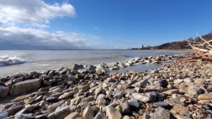 Lake Michigan, Milwaukee View, March 21, 2020