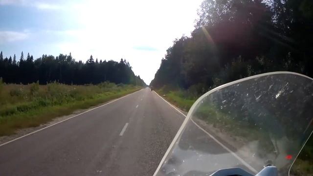Первый выезд мотоциклистки