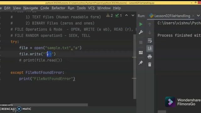 PYTHON | CHAPTER 02 | File handling class 12 python | #class12 #filehandling  #python