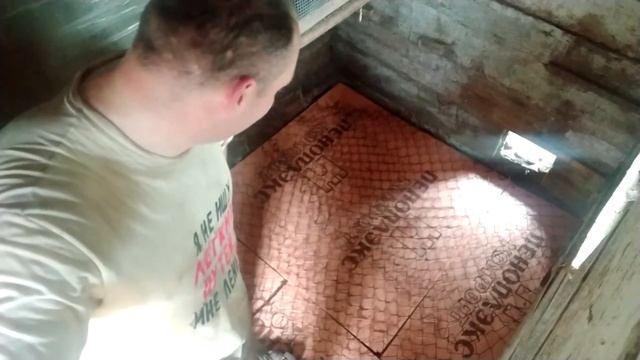 Утепление полов в свинарнике и курятнике( Зимой теплее) !!!