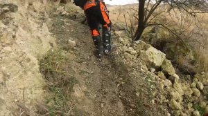 Сложности зимних покатух в Крыму. Продираемся сквозь кусты и грязь