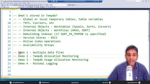 SQL Server Tempdb Fundamentals смотреть онлайн