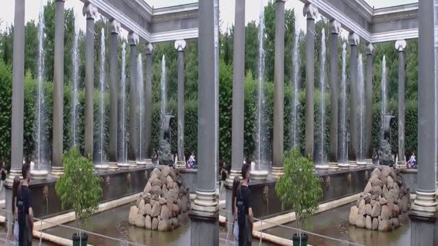 3D. Петергоф. Западная часть Нижнего парка  / Peterhof. Western part of the Lower Park