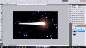 Photoshop CS5: Create a Comet / Shooting Star Part.1