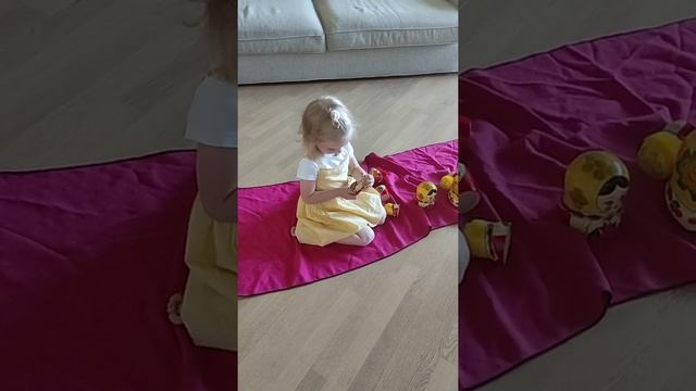 Разбираем матрёшку :) Очень интересный процесс;) смотреть онлайн