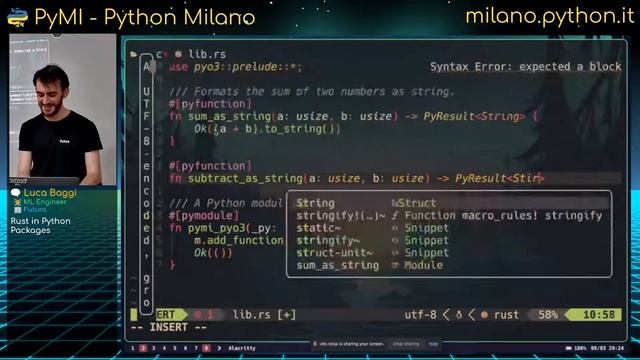Build your first Python package with Rust