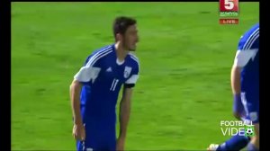 Гол:  Антониу (0:1) U-21. Беларусь - Кипр (17 ноября 2015. Квалификация Евро-2017)