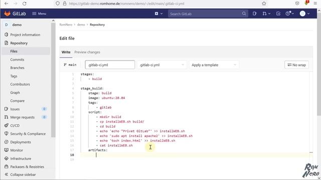 03- DevOps практика: GitlLab CI+Runners. Создание CI CD Pipeline.