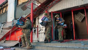 Практика "офицеров" ВСУ в Старомлиновке