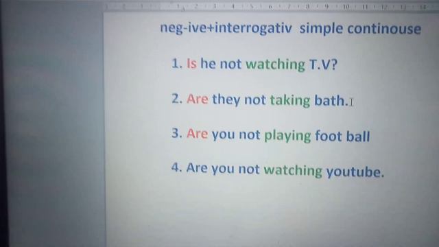 present simple continues tense examples and it's interrogative and negative forms